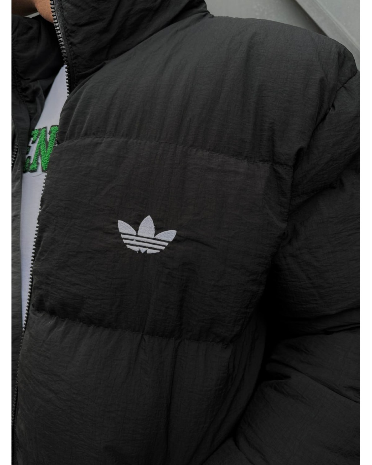 Пуховик Adidas чорний