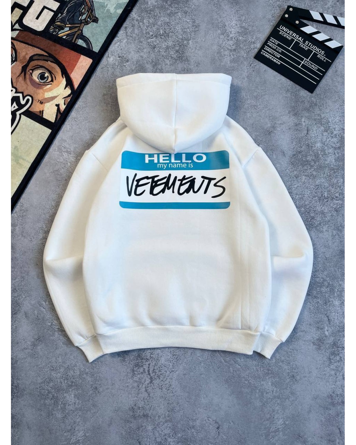 Худі Vetements біле