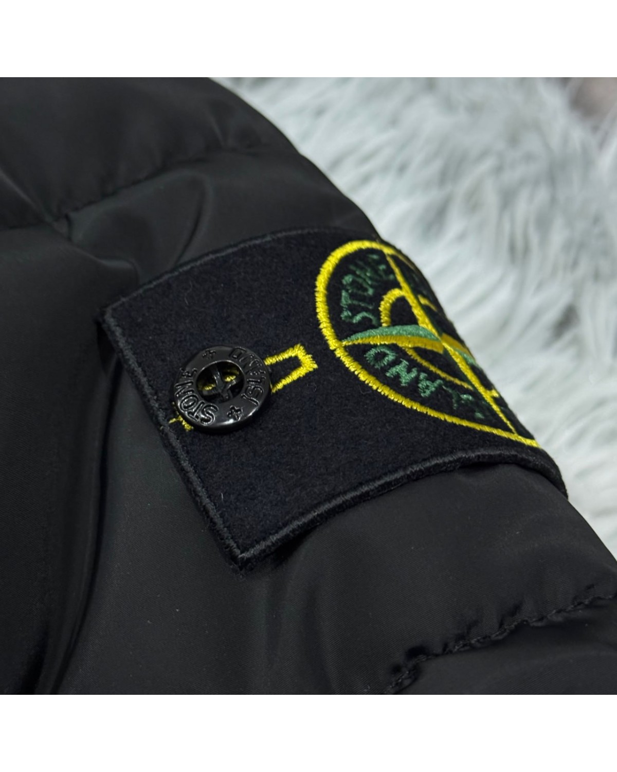 Куртка пуховик Stone Island Gore-Tex чорна