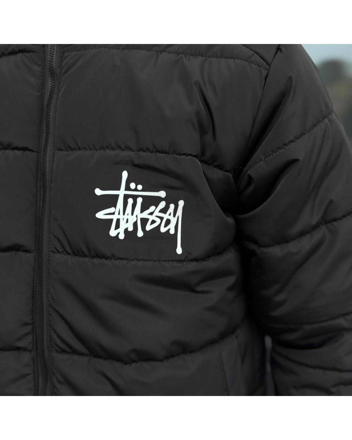 Куртка пуховик Stussy чорна