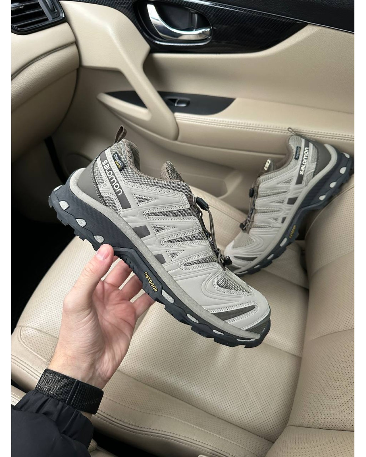 Salomon XA Forces Gore-tex Beige