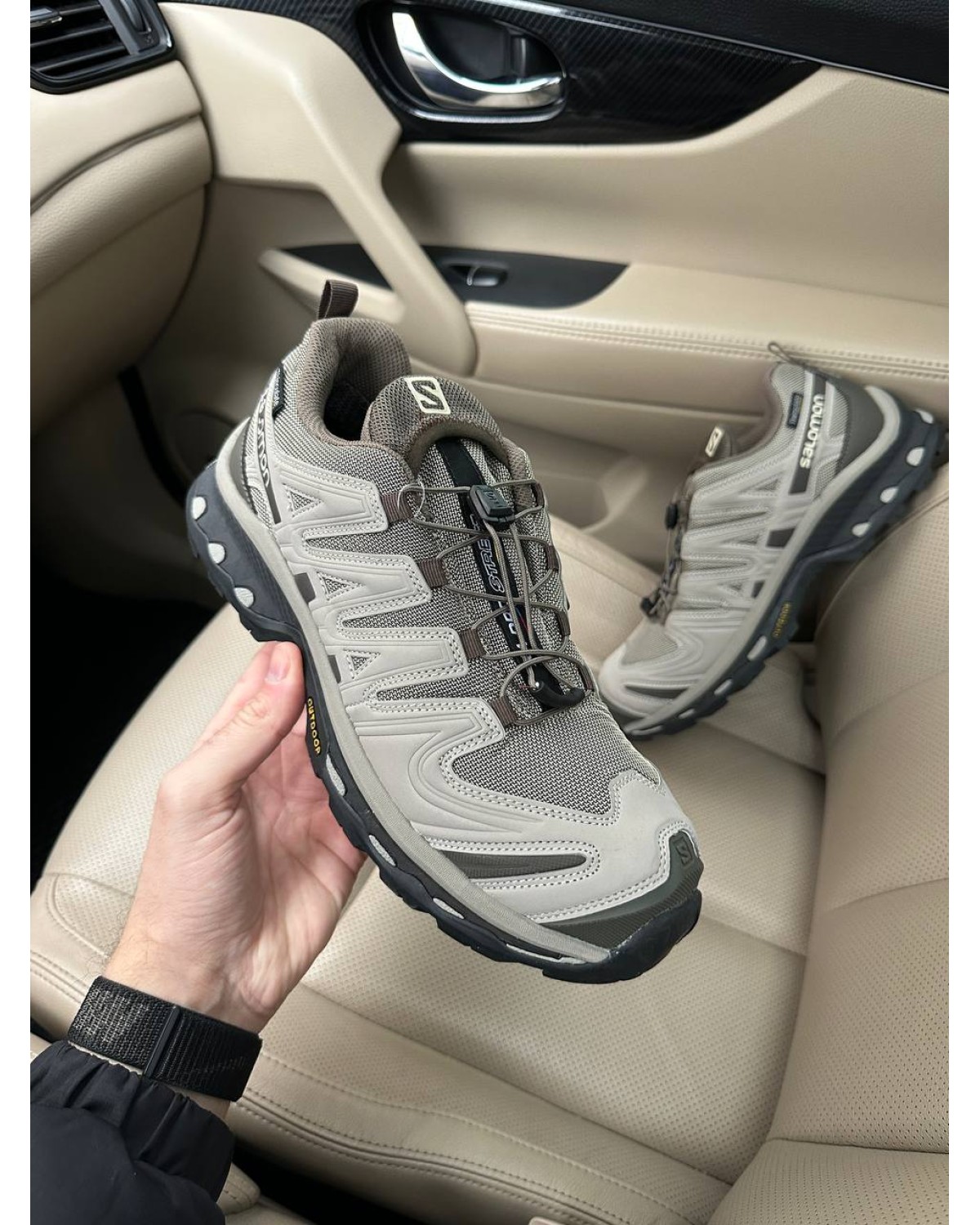 Salomon XA Forces Gore-tex Beige