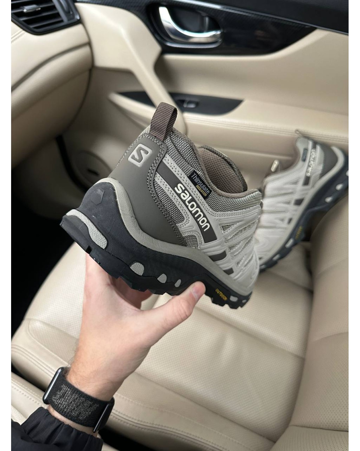 Salomon XA Forces Gore-tex Beige