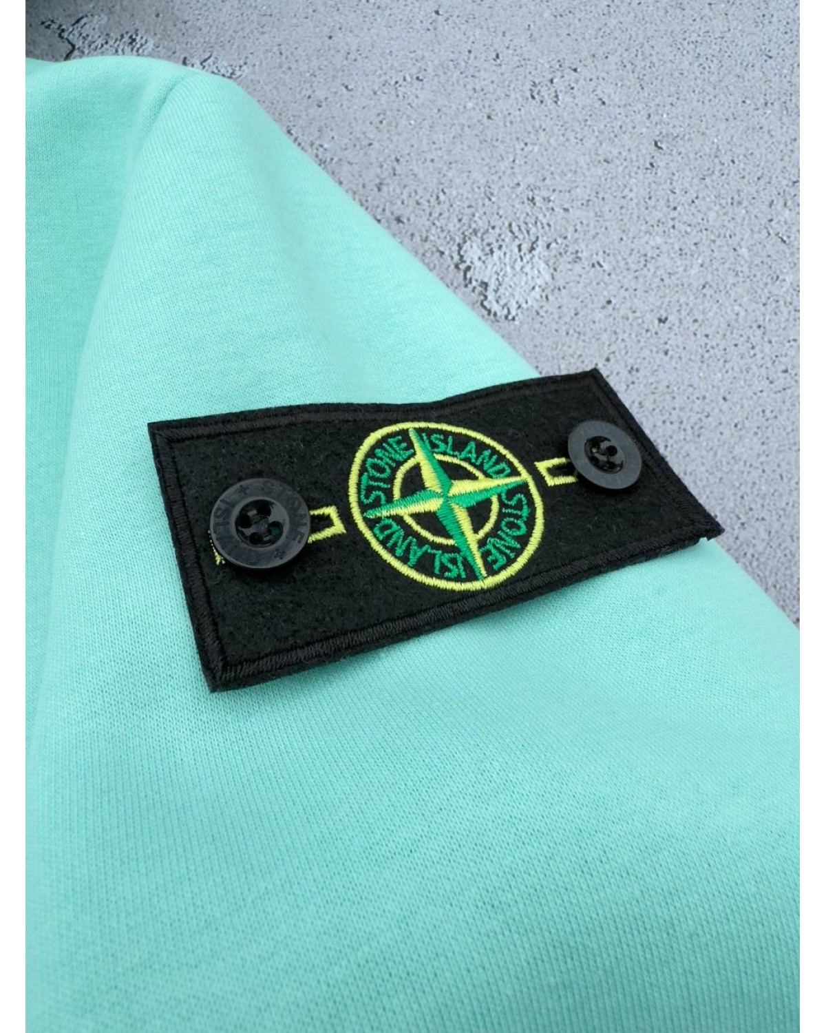 Зіп - худі Stone Island бірюзовий