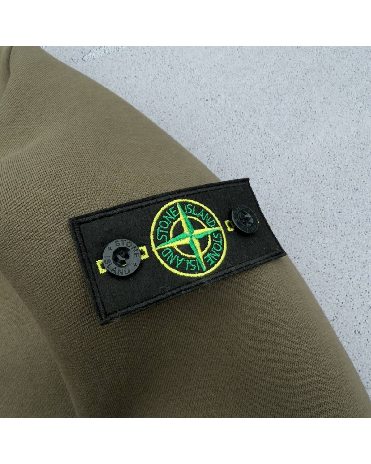 Зіп - худі Stone Island хакі