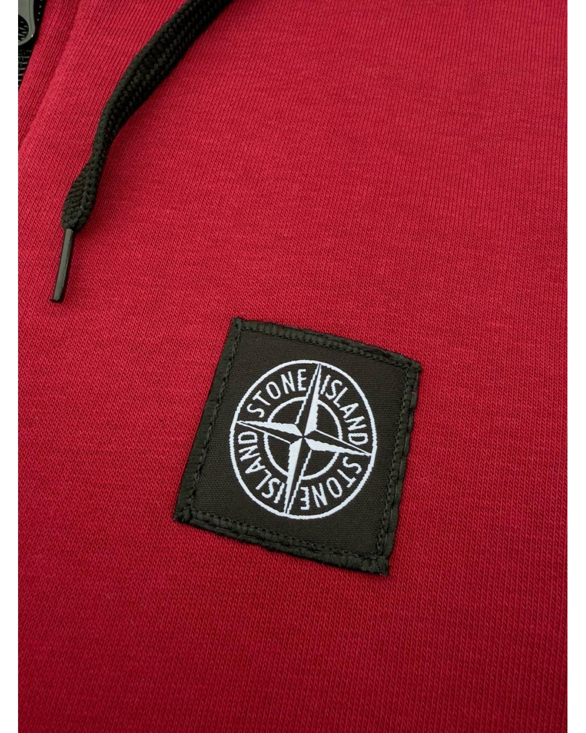 Зіп - худі Stone Island бордовий