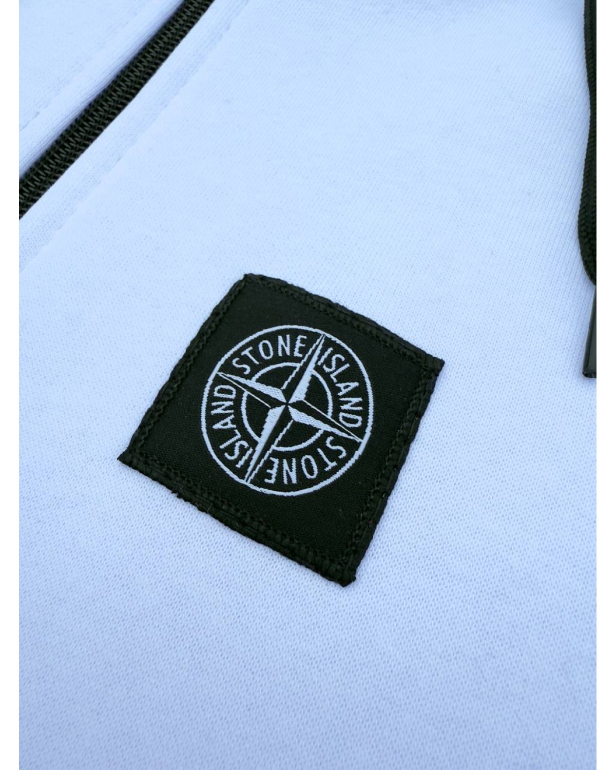 Зіп - худі Stone Island білий