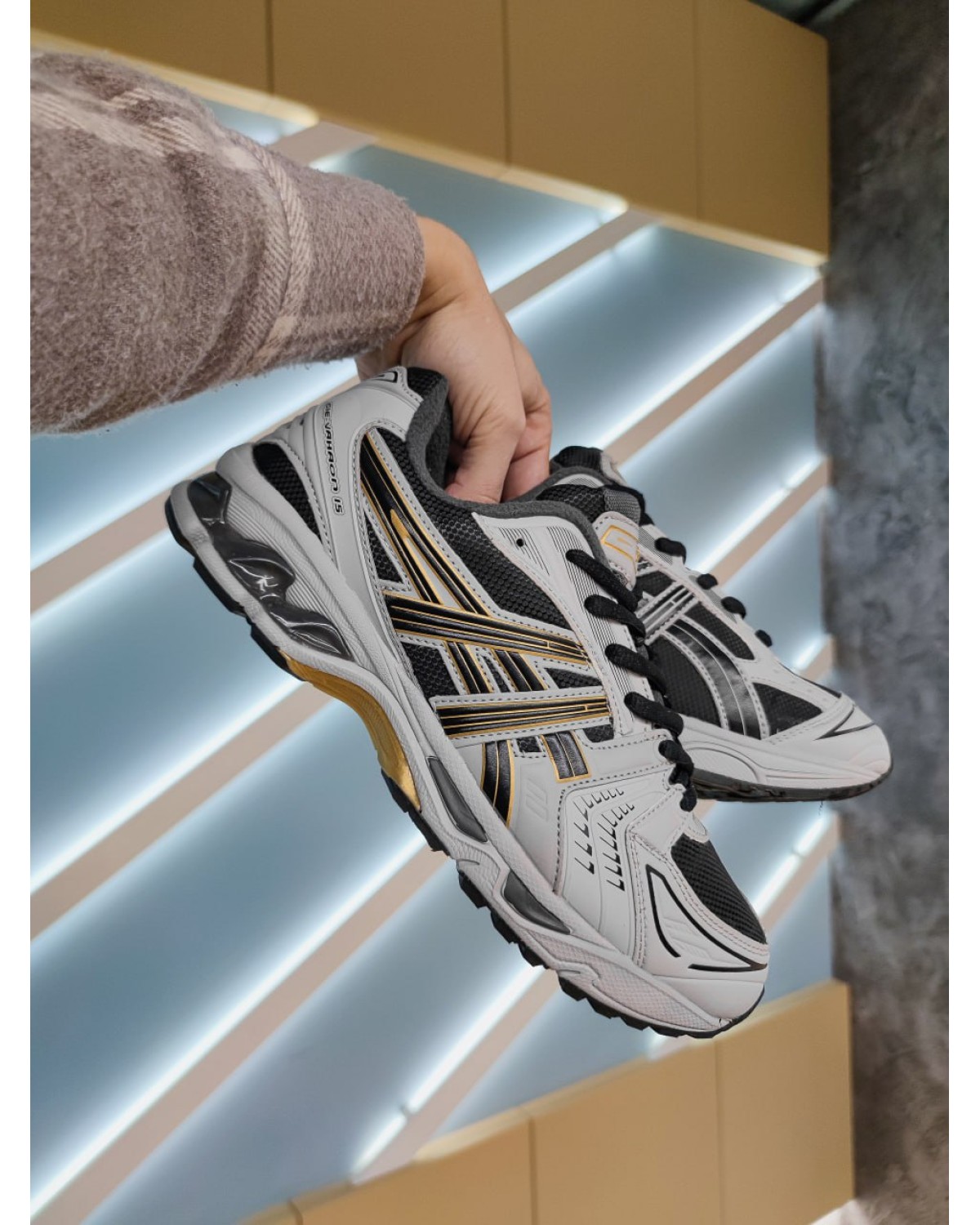 Asics Gel Kayano 14 Termo White-Yellow