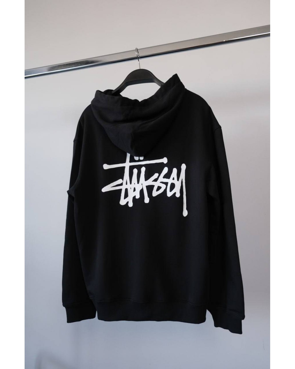 Зіп - худі Stussy чорний