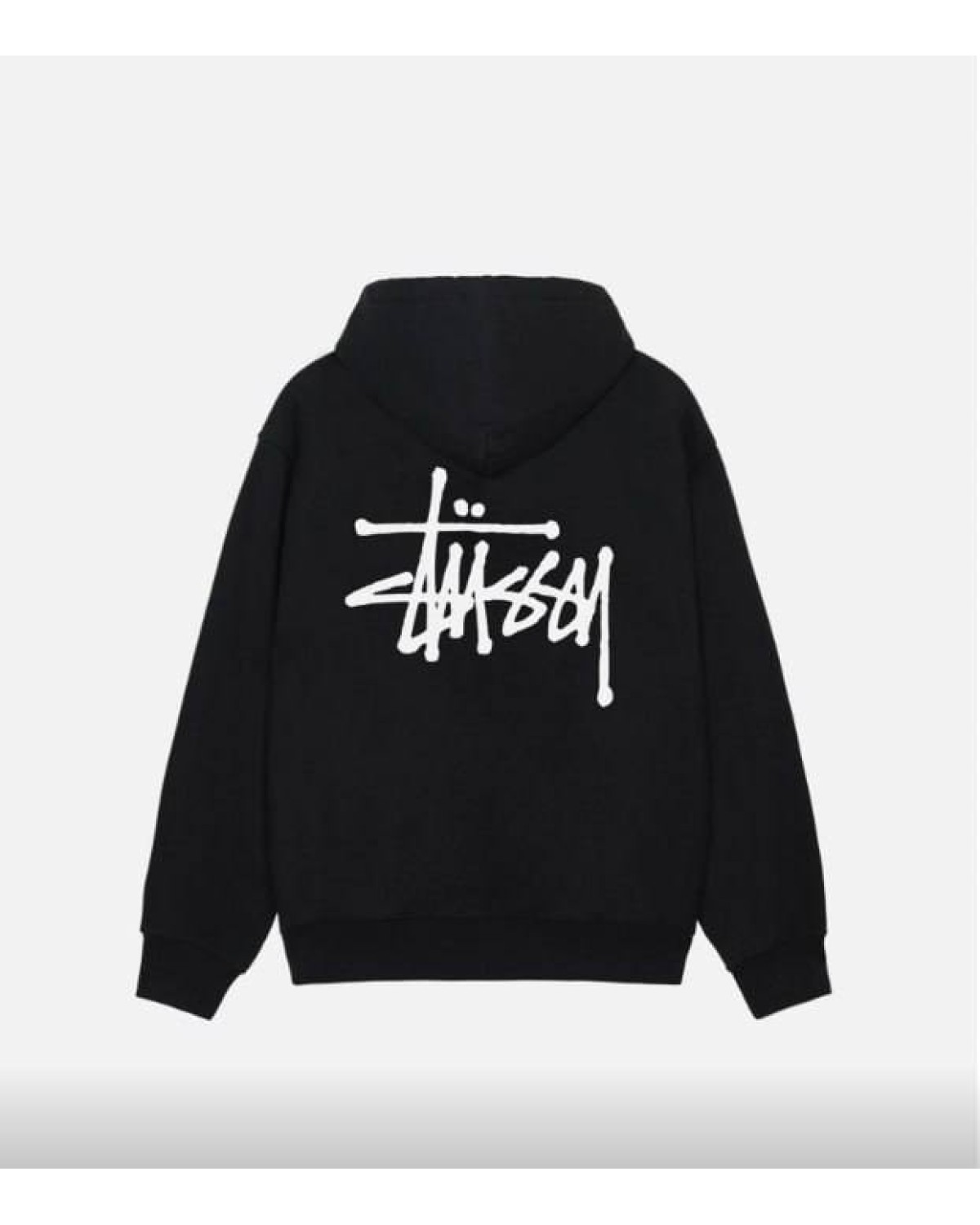 Зіп - худі Stussy чорний