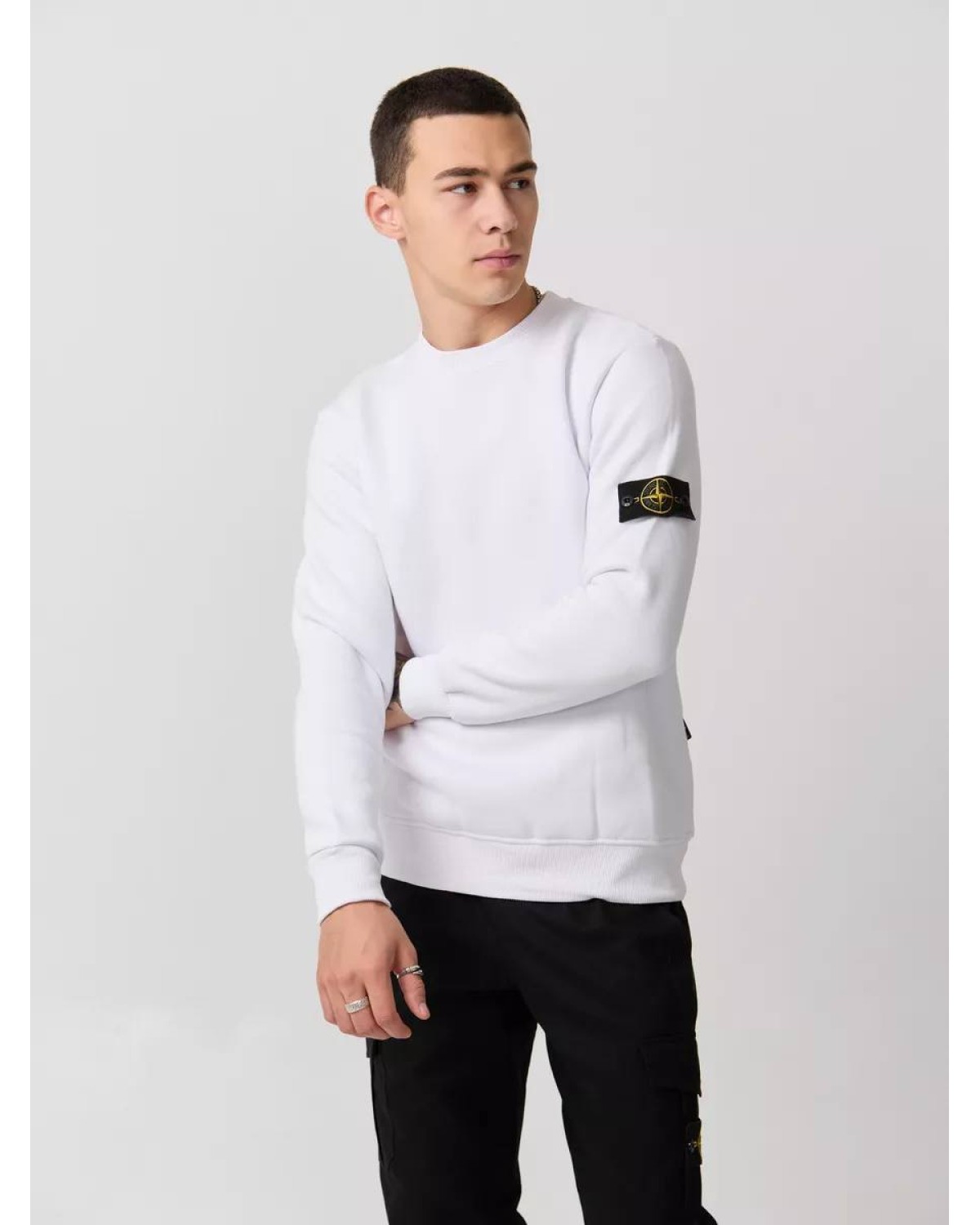 Костюм Stone Island чорно - білий