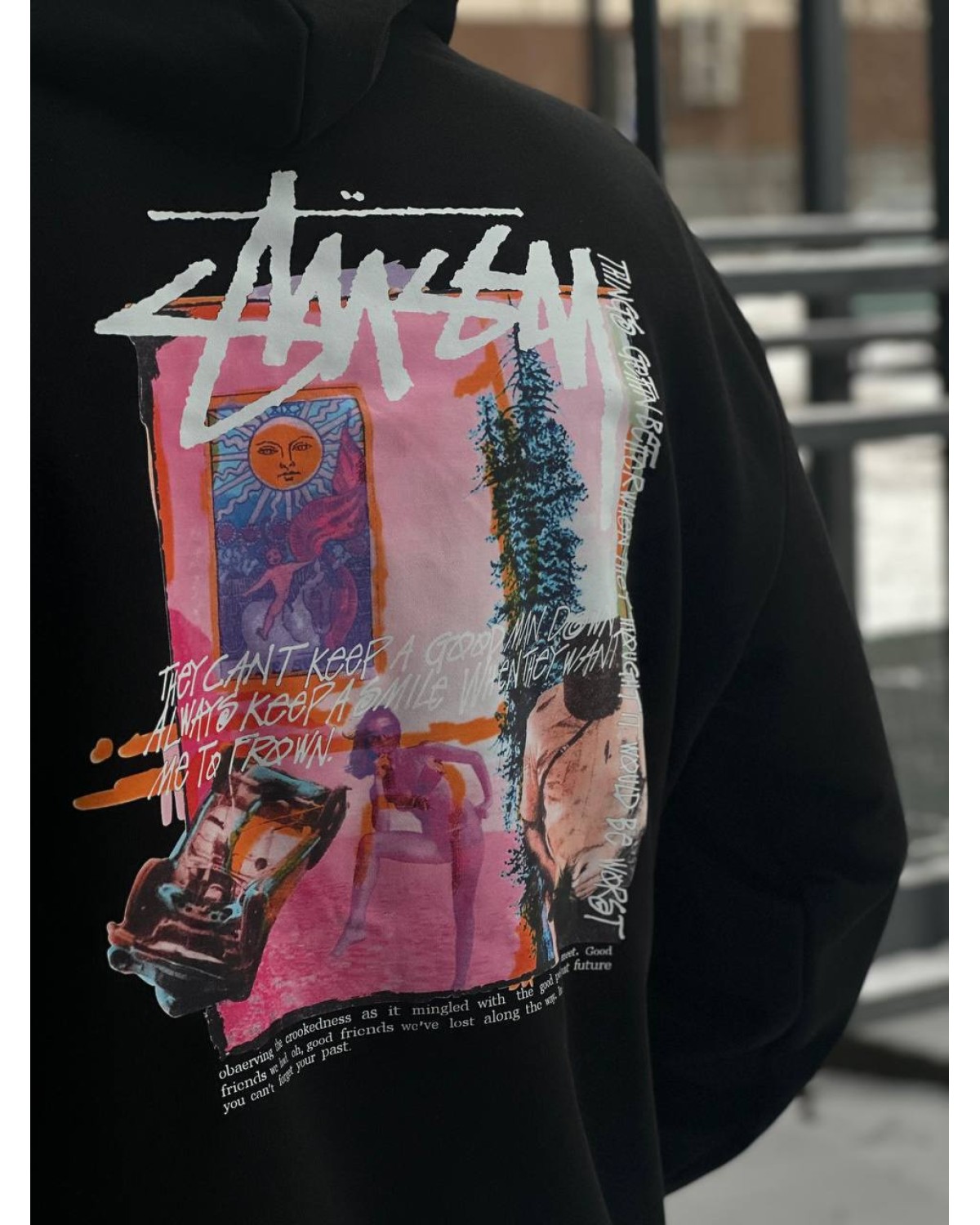 Худі Stussy чорне