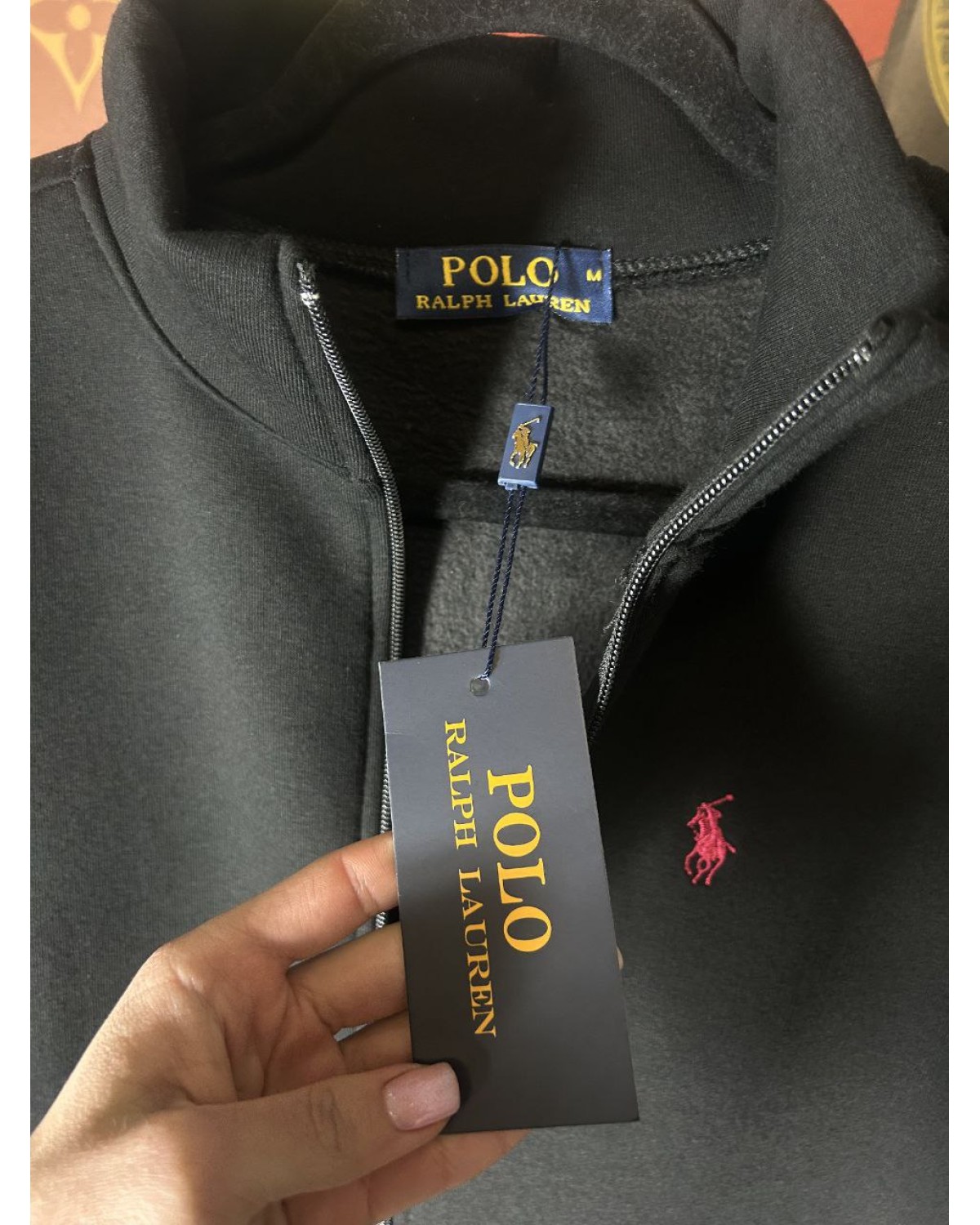 Зіп - худі Polo Ralph Lauren чорне