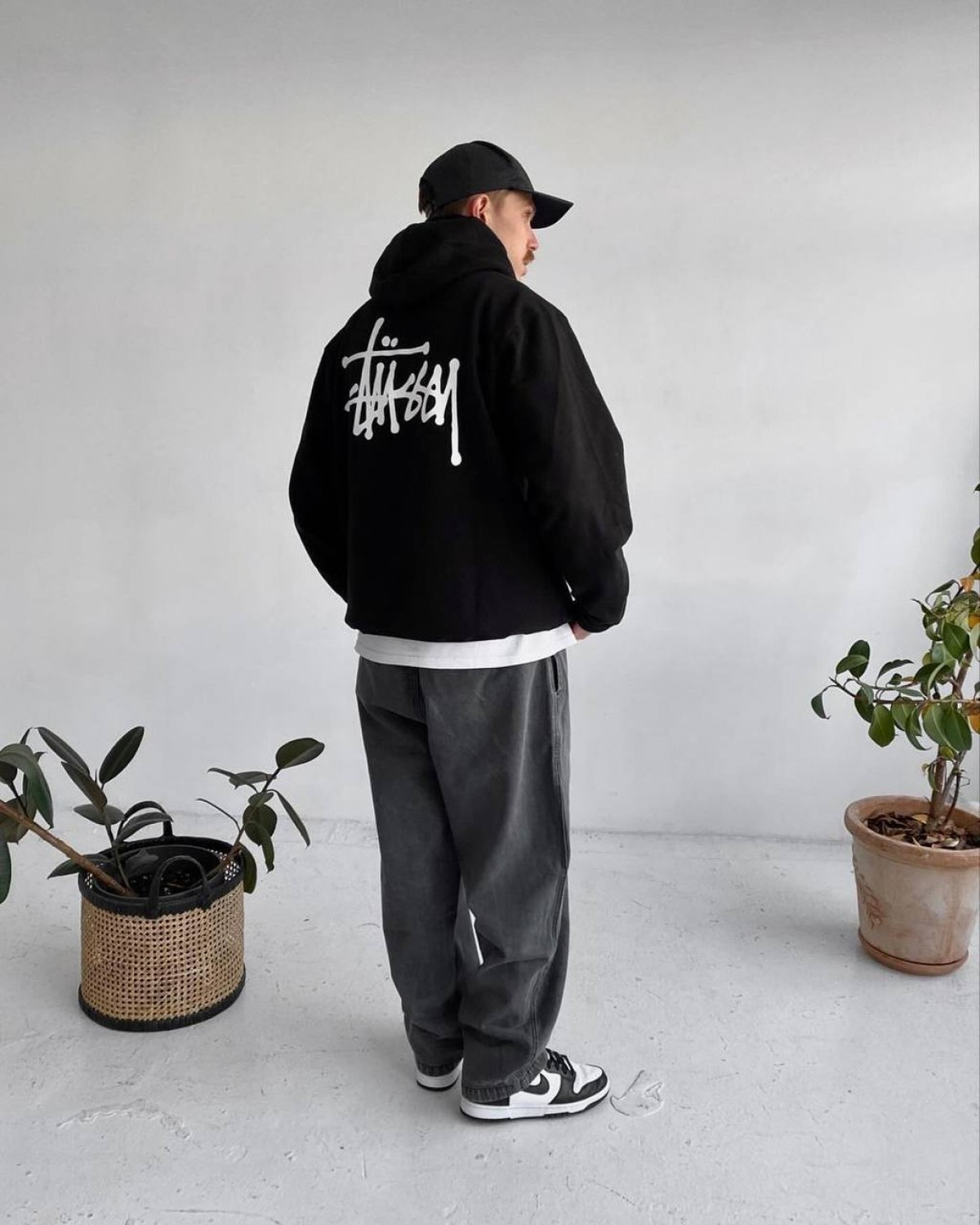 Худі Stussy чорний