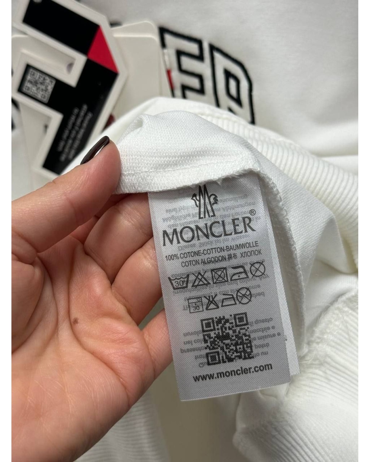 Світшот Moncler білий