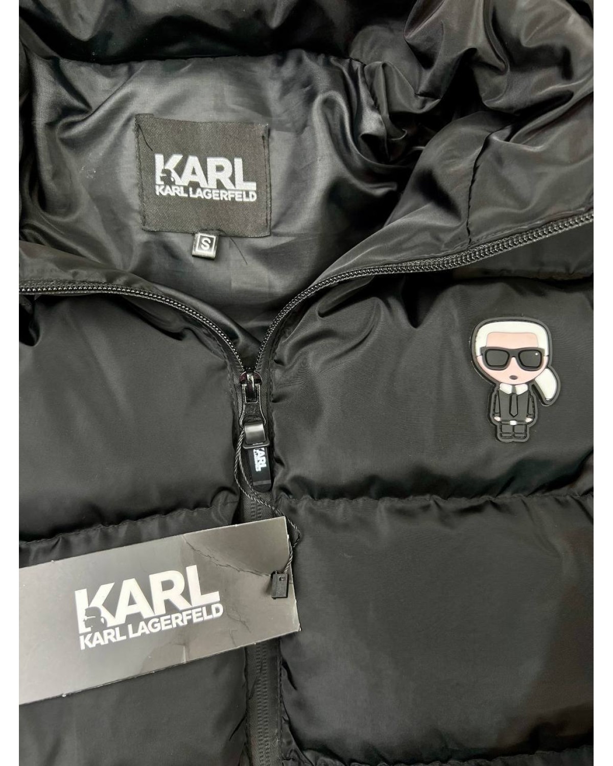 Куртка Karl Lagerfeld чорна