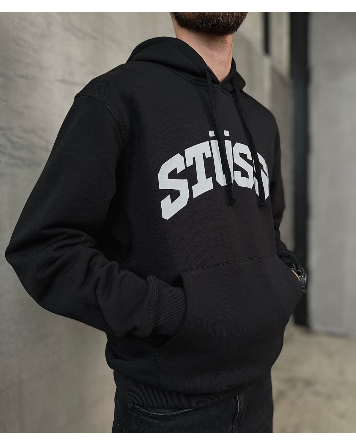 Худі Stussy чорне