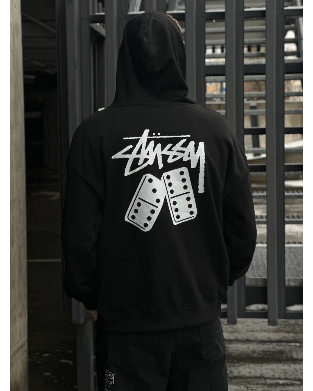 Худі Stussy чорне