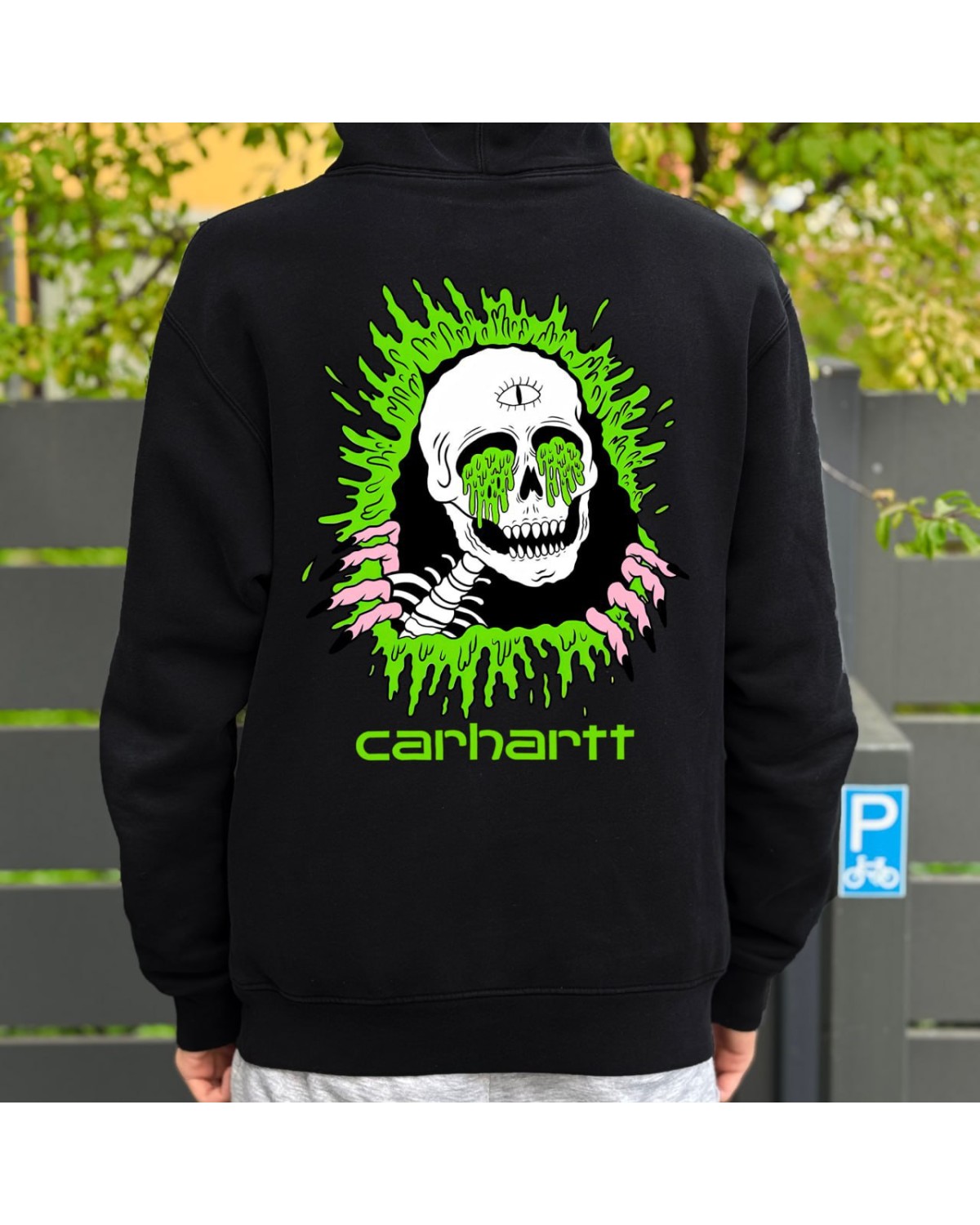 Худі Carhartt Skull чорний