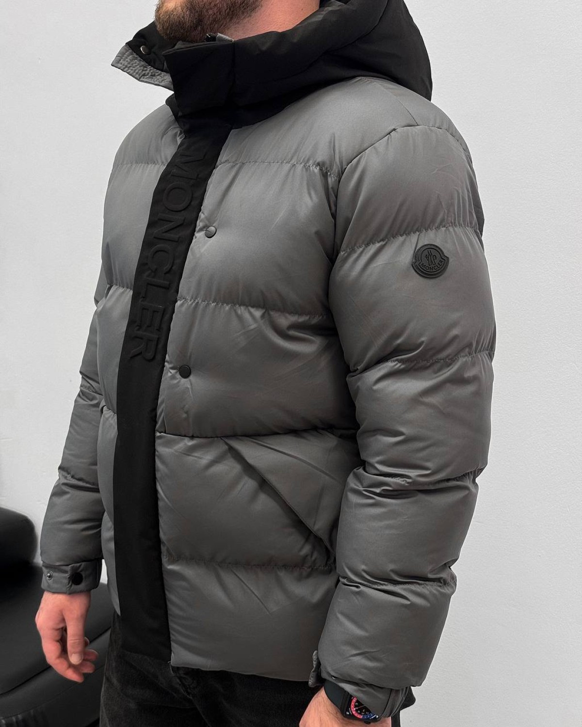 Куртка Moncler сіра