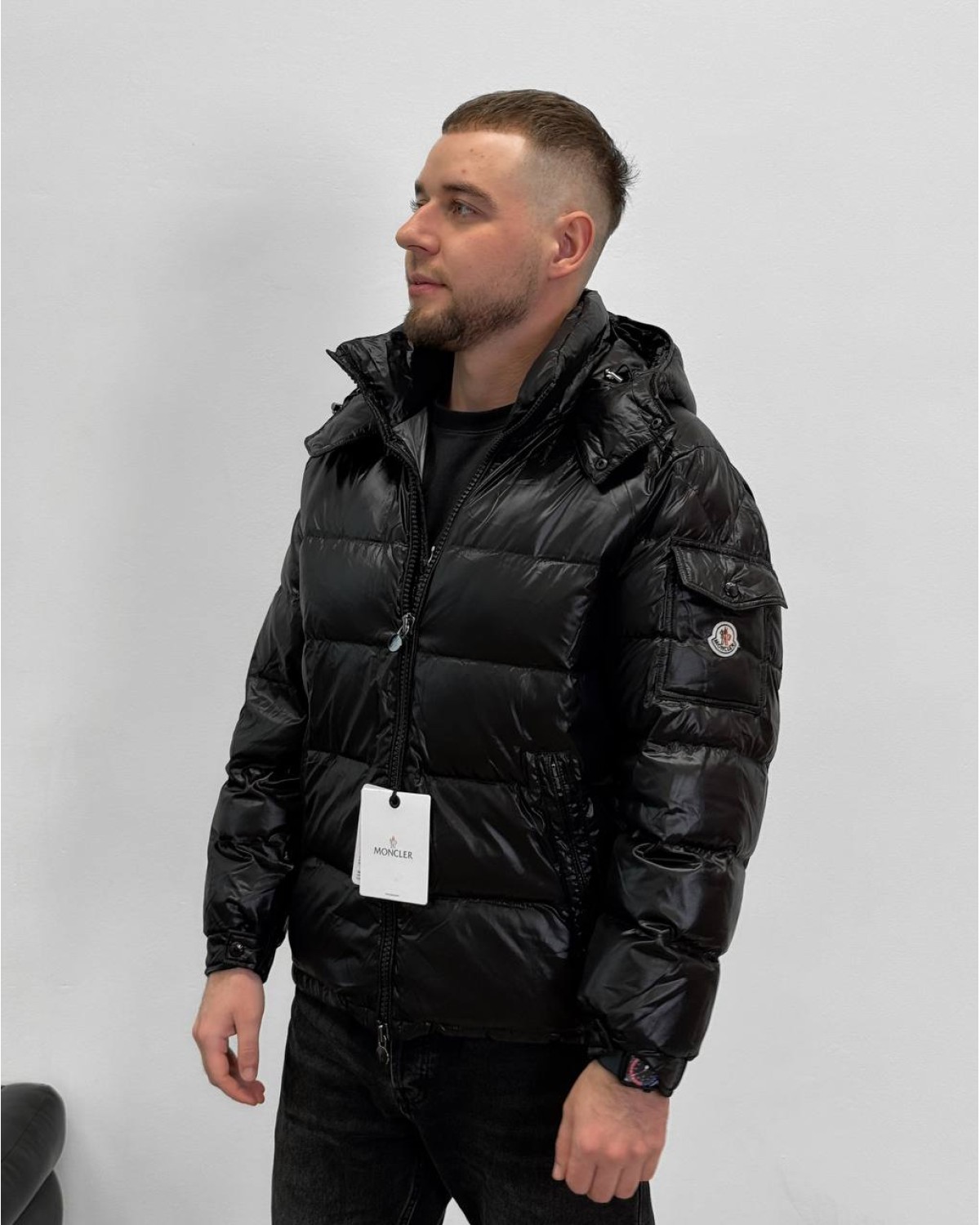 Куртка Moncler чорна