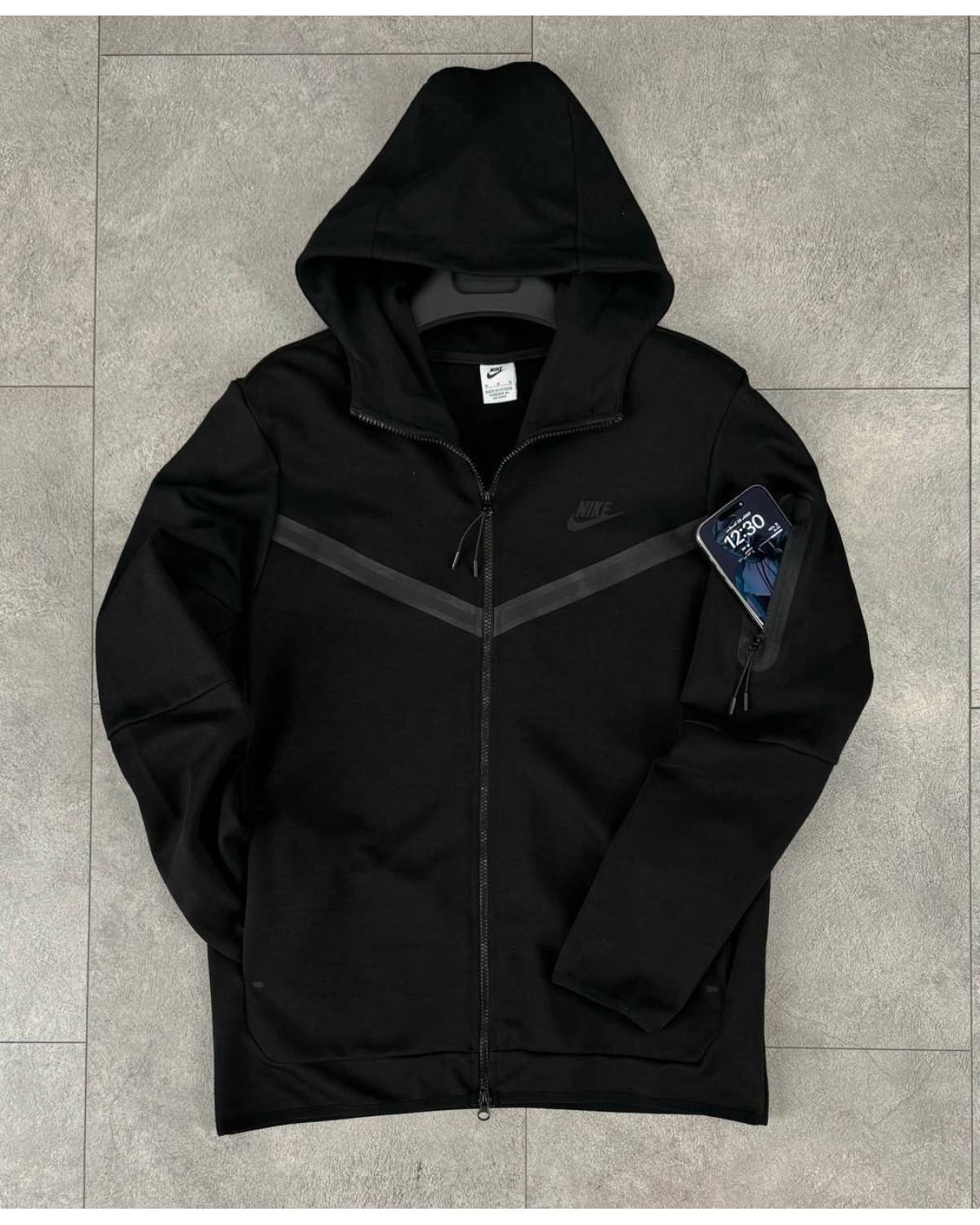 Зіп - худі Nike Tech Fleece чорна