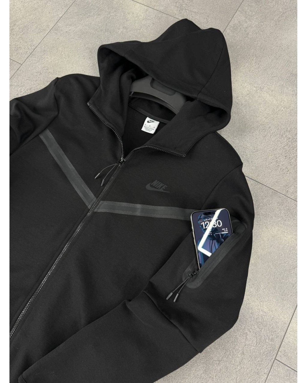 Зіп - худі Nike Tech Fleece чорна