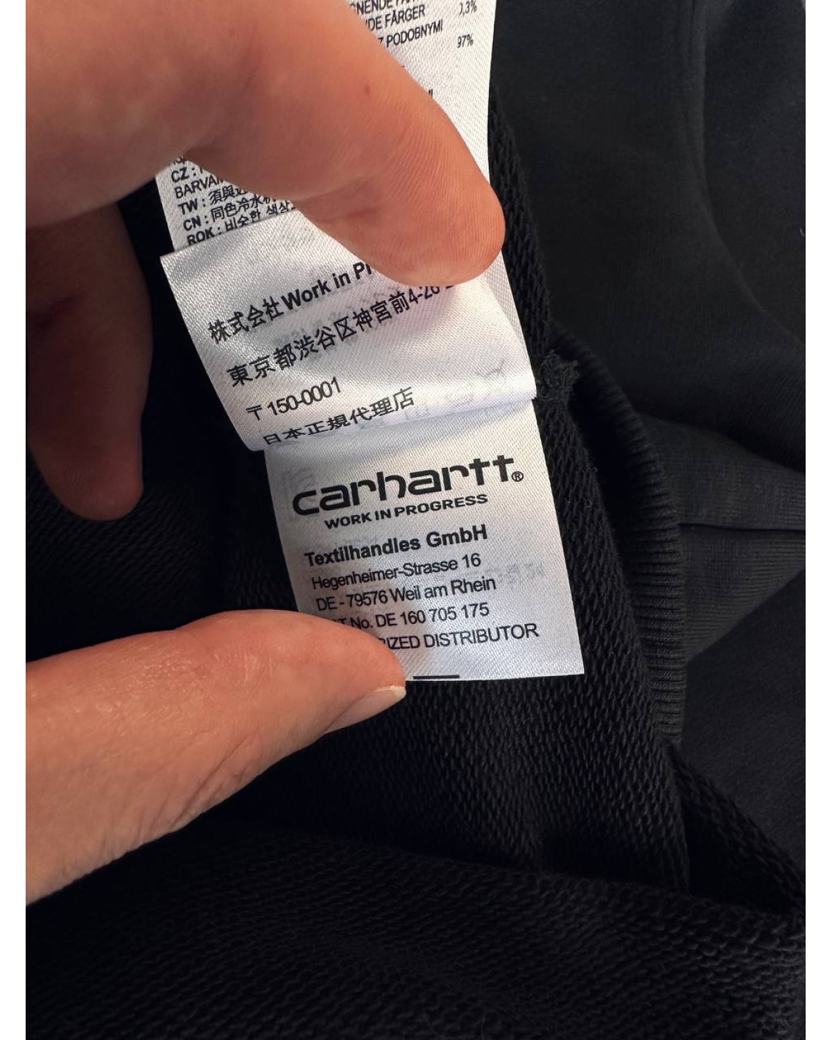 Худі Carhartt чорний