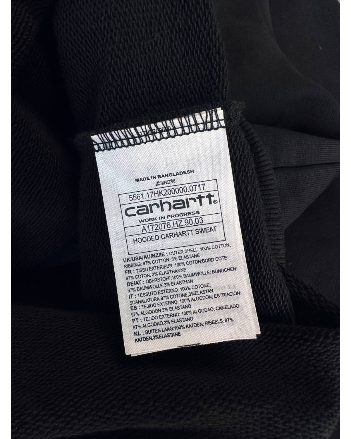 Худі Carhartt чорний