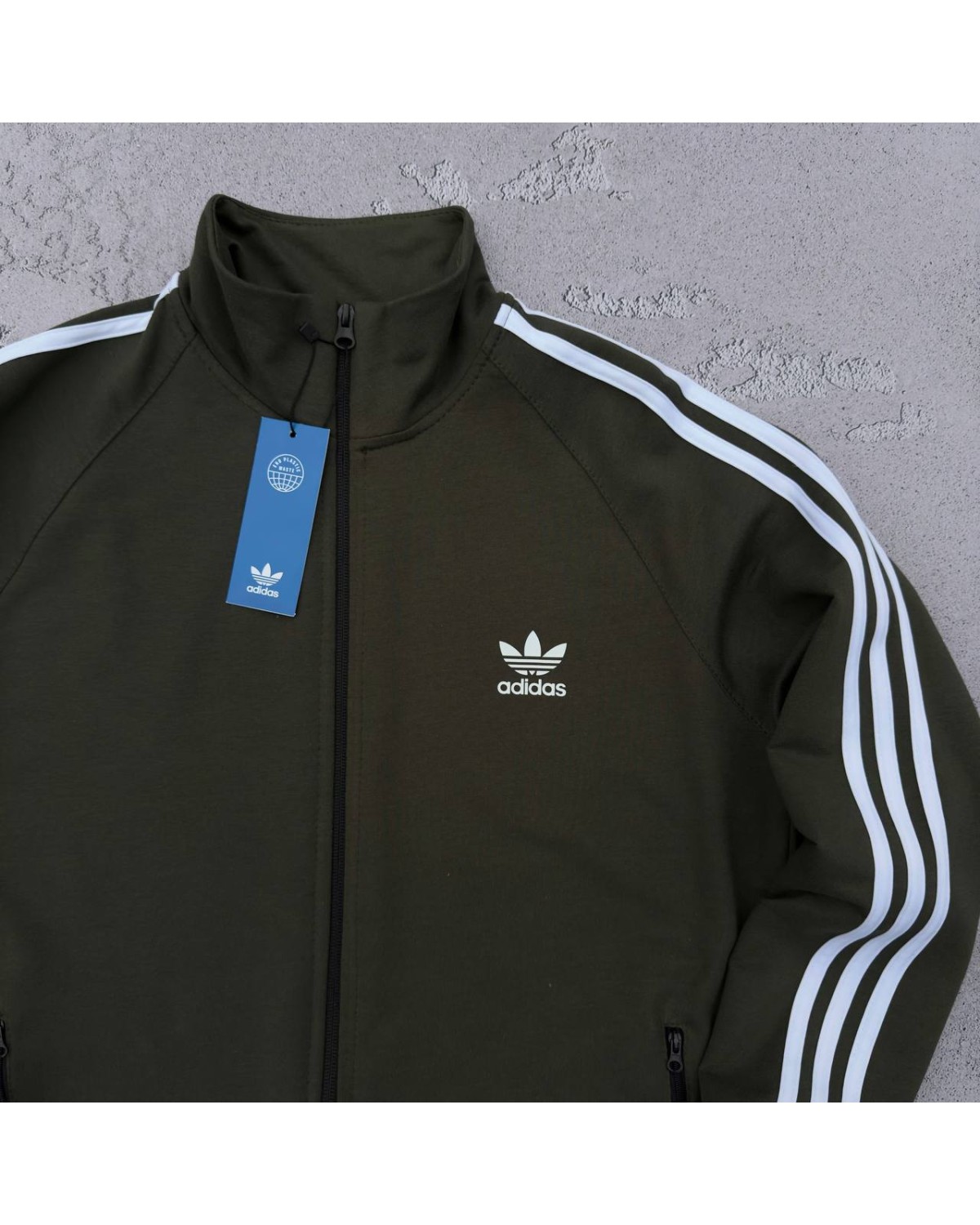 Костюм Adidas олімпійка хакі - штани чорні