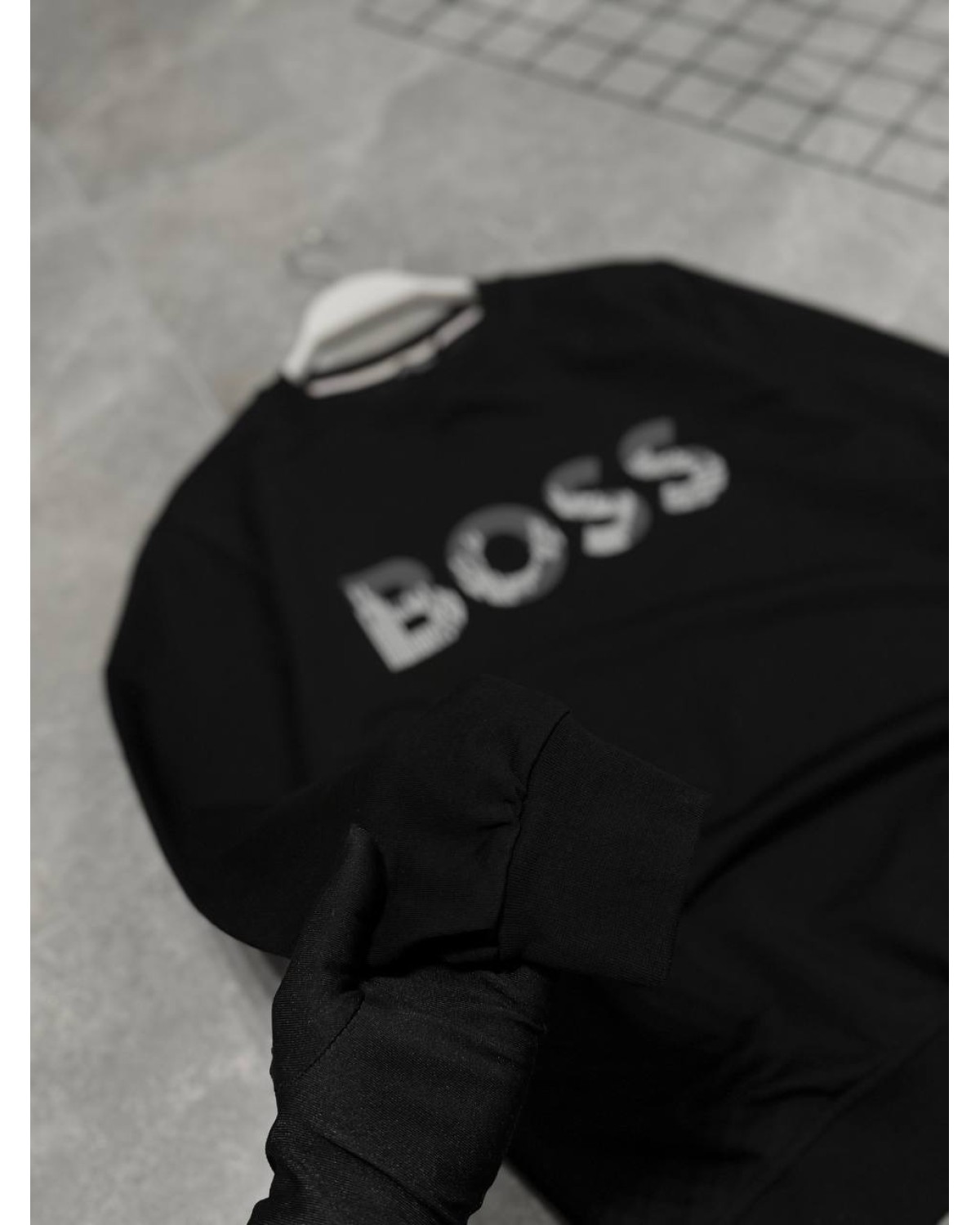 Світшот Hugo Boss чорний