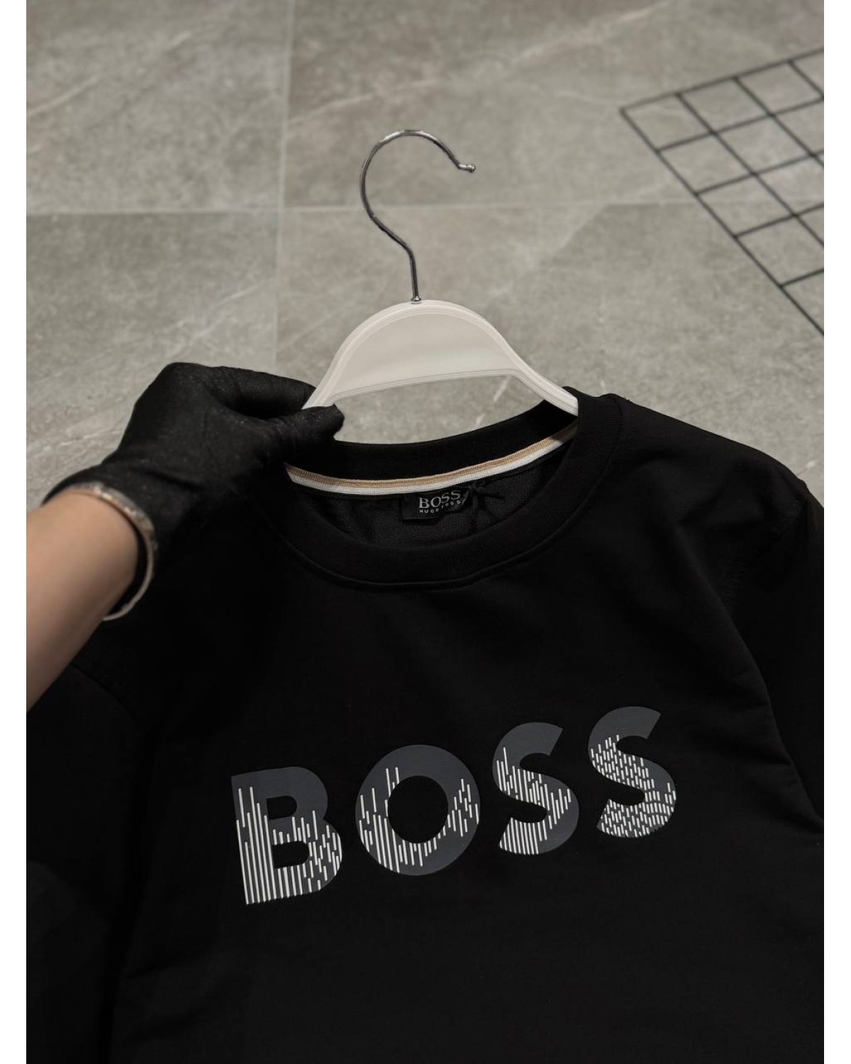 Світшот Hugo Boss чорний