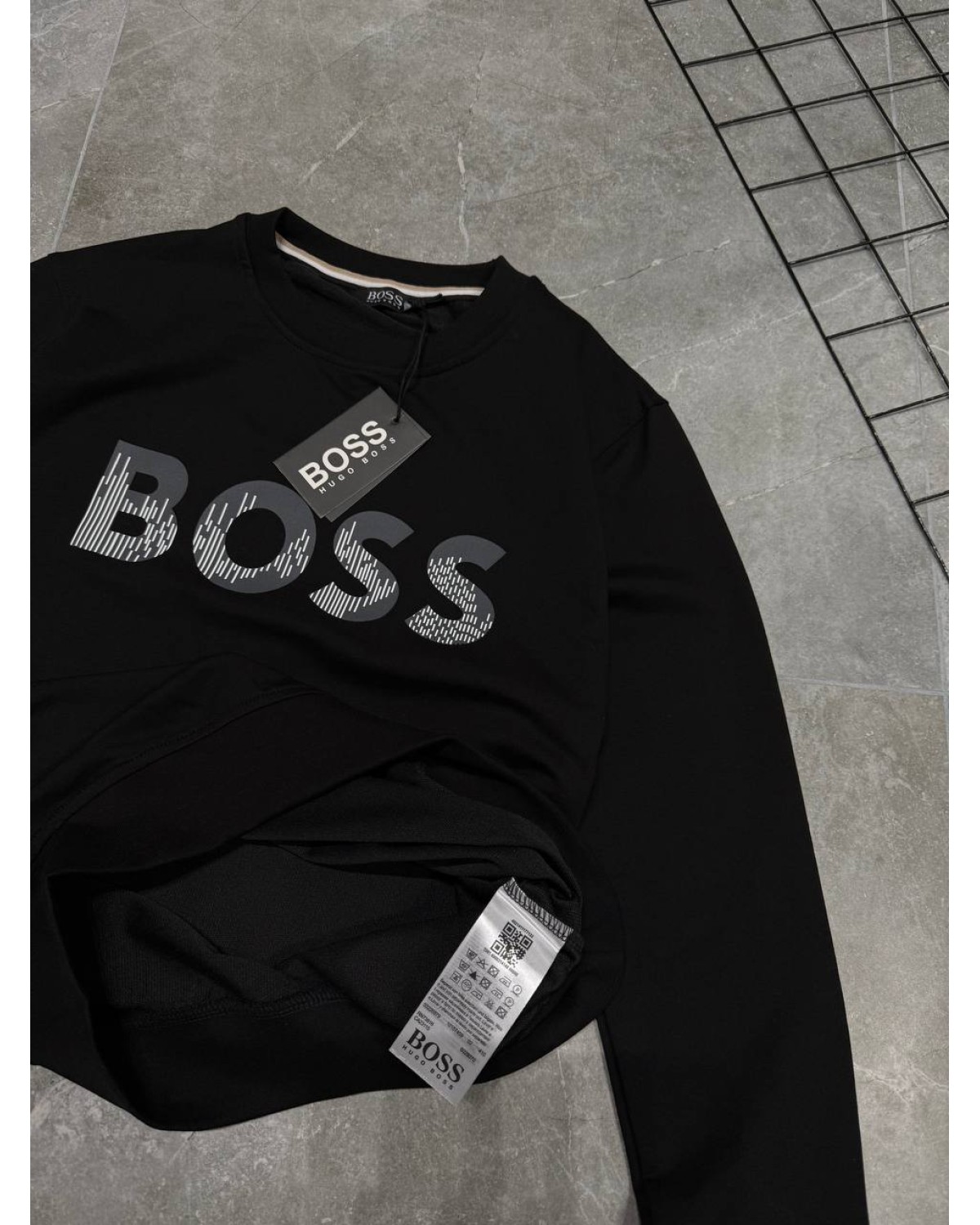 Світшот Hugo Boss чорний