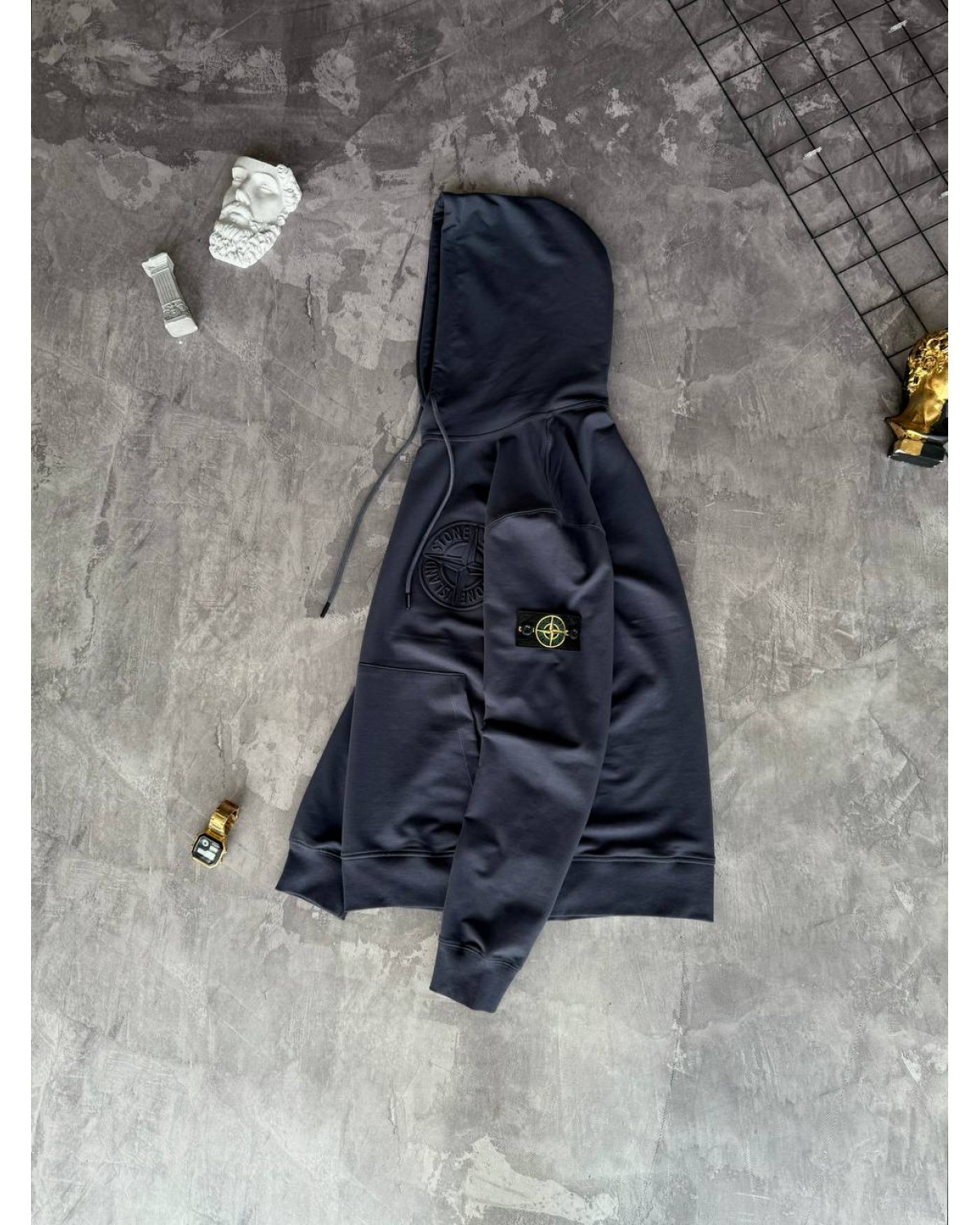 Худі Stone Island графітовий