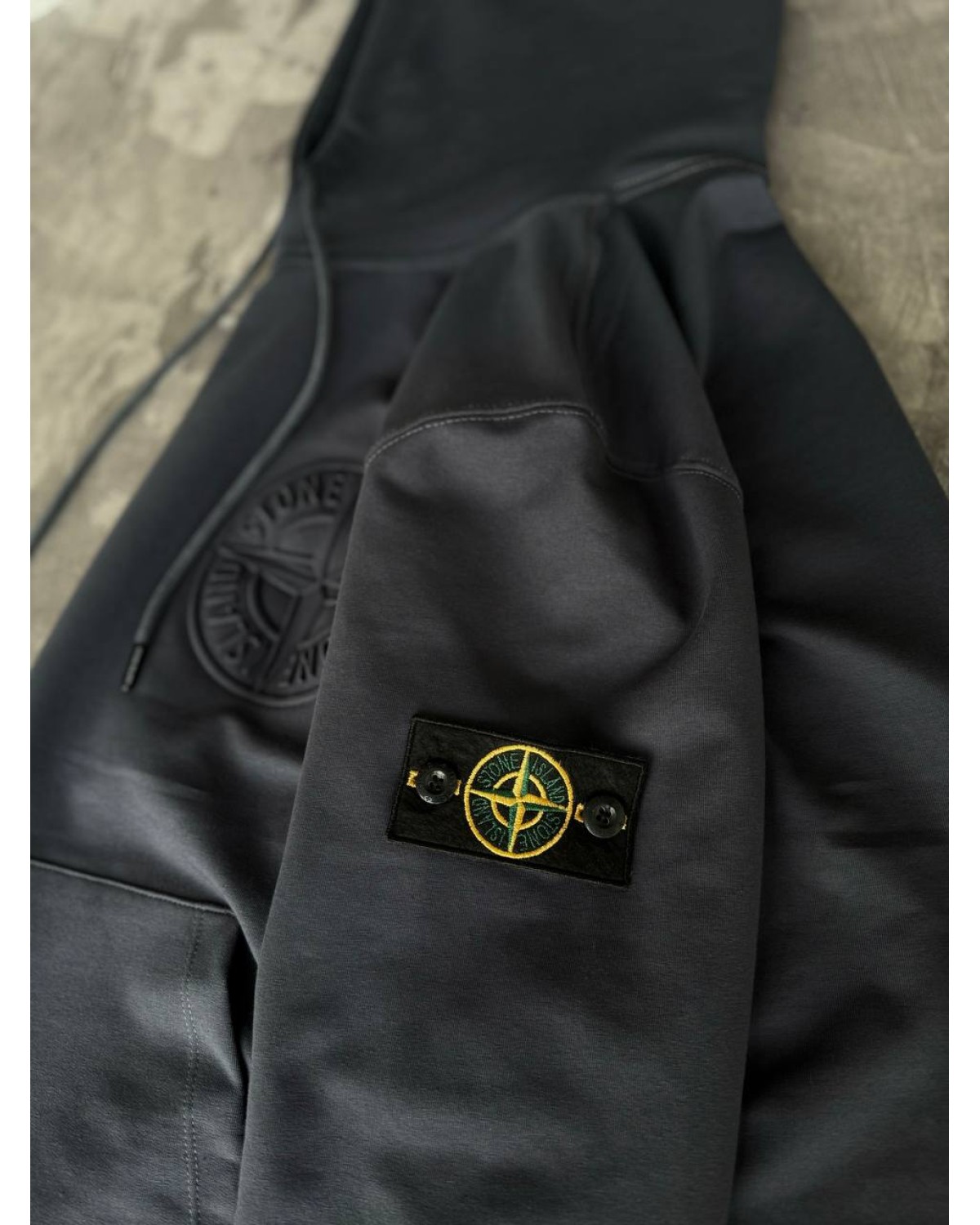 Худі Stone Island графітовий