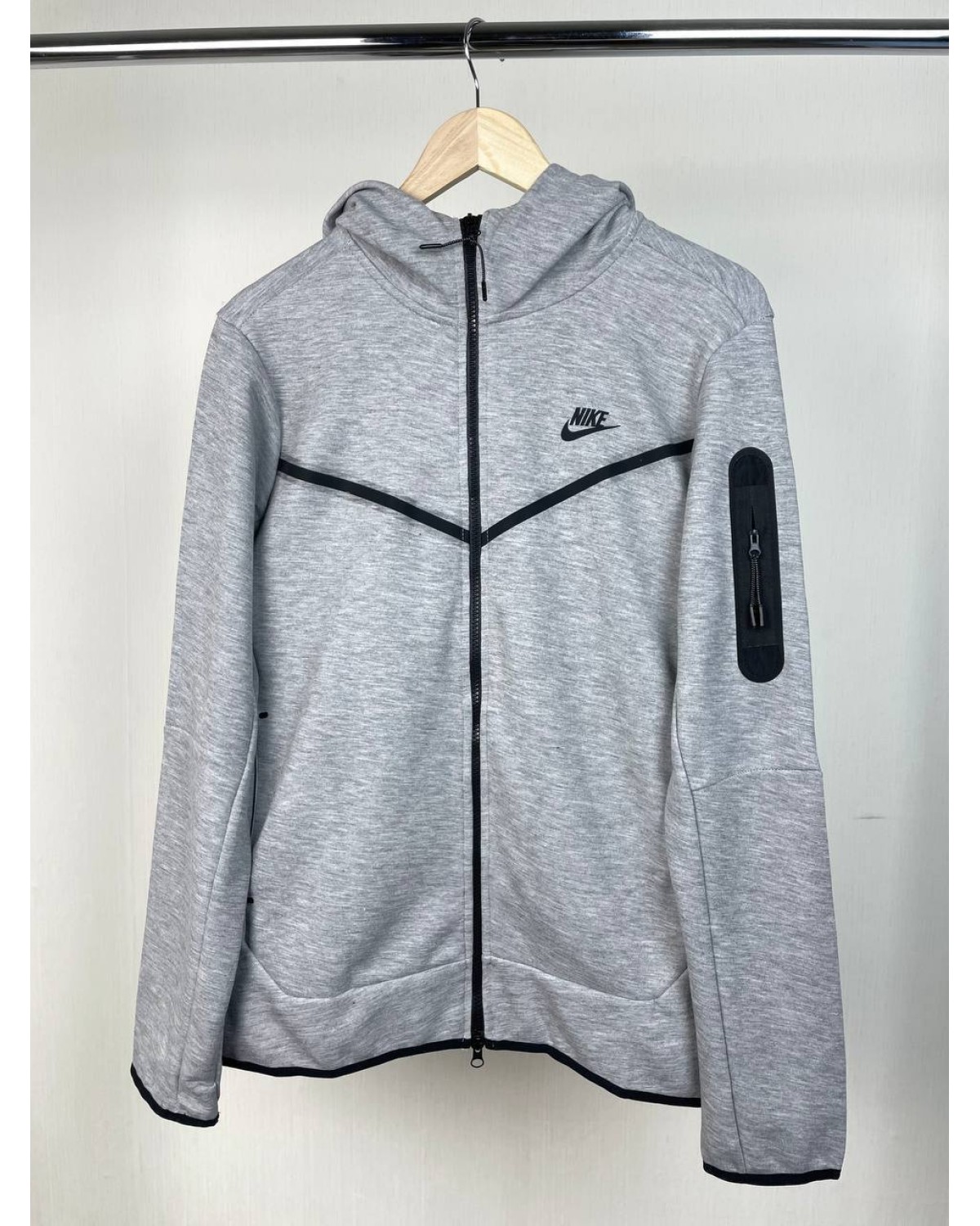 Зіп - худі Nike Tech Fleece сірий