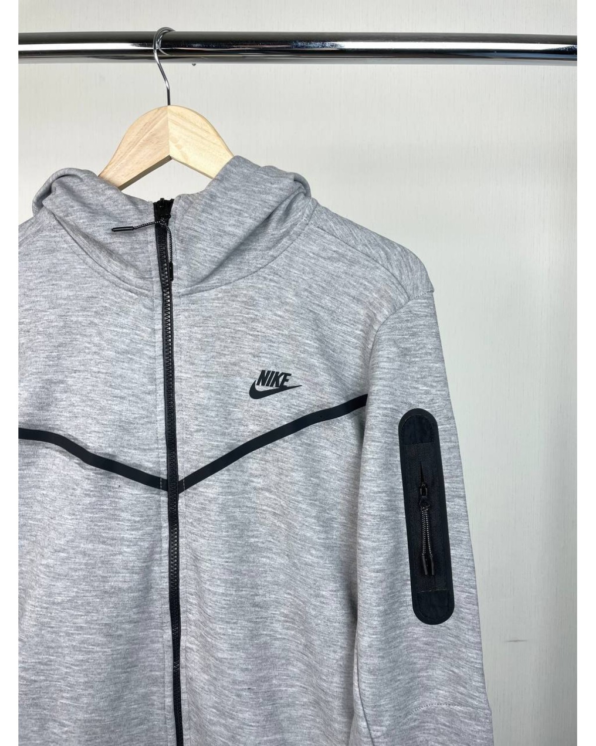 Зіп - худі Nike Tech Fleece сірий