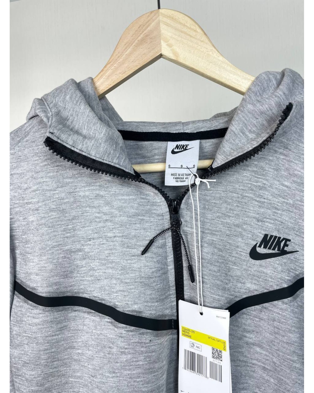 Зіп - худі Nike Tech Fleece сірий