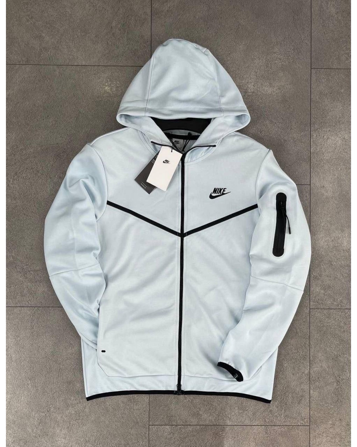 Зіп - худі Nike Tech Fleece блідо-блакитний