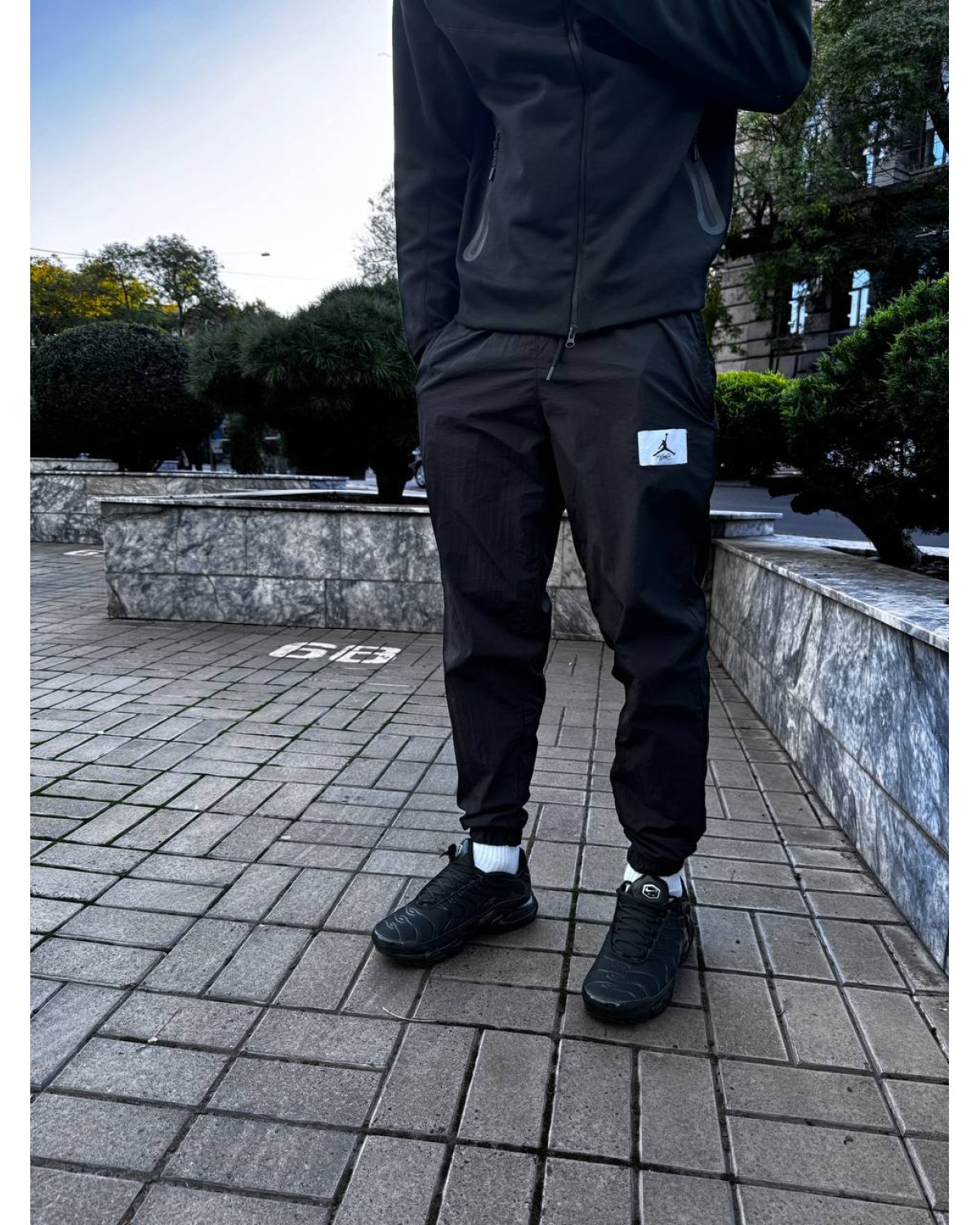 Спортивні штани Jordan Flsght Nylon Pants чорні