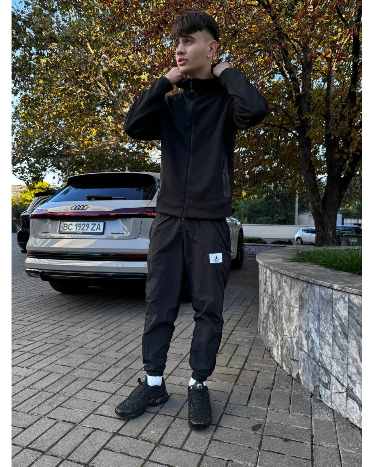 Спортивні штани Jordan Flsght Nylon Pants чорні