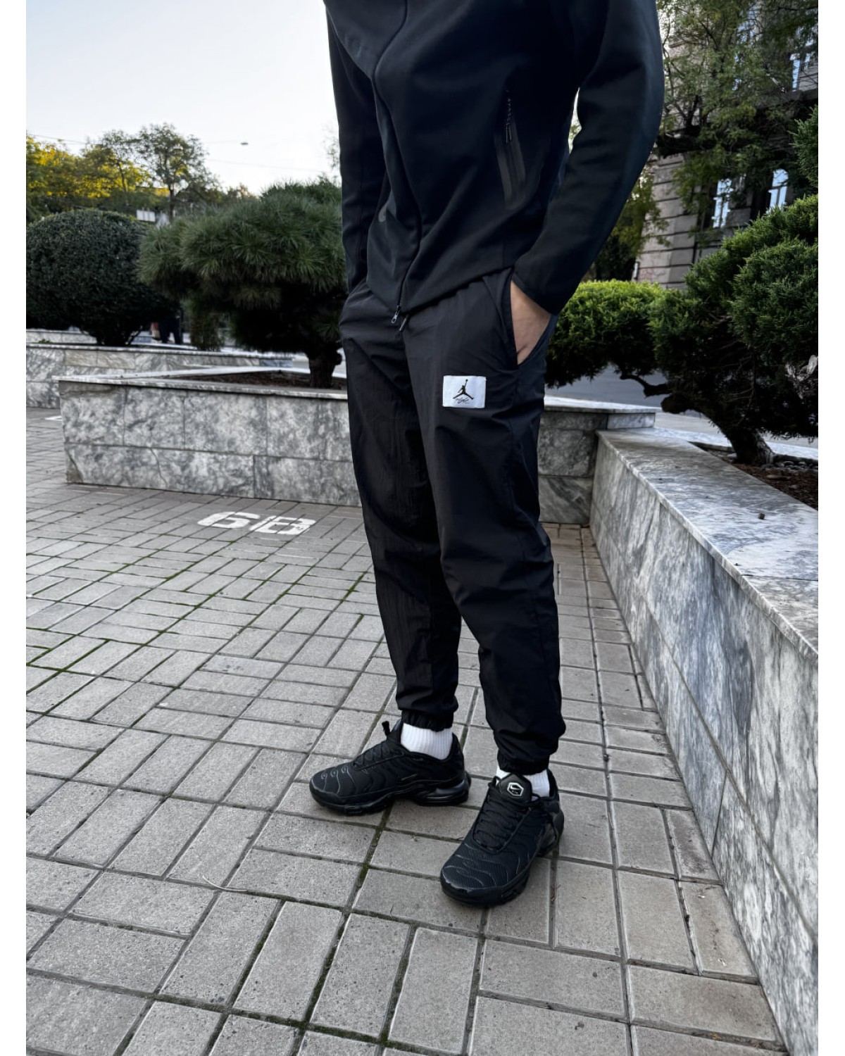 Спортивні штани Jordan Flsght Nylon Pants чорні