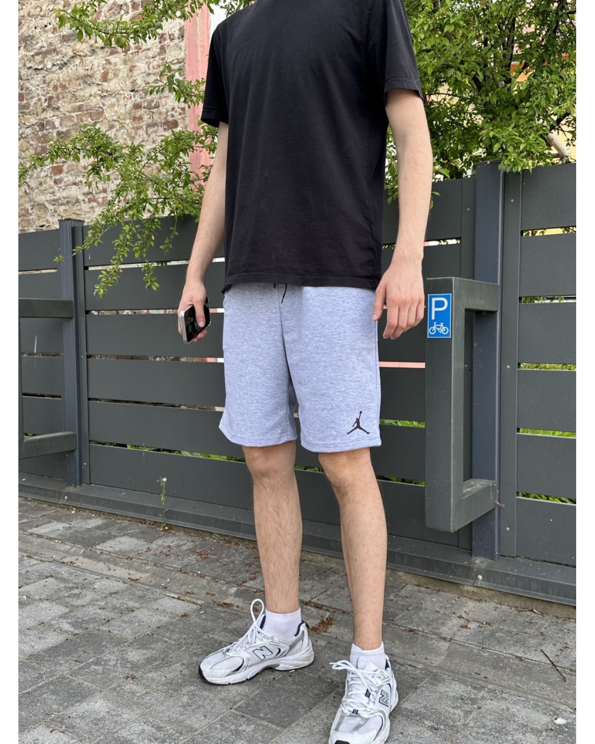Шорти Nike Air Jordan Mini Logo сірі