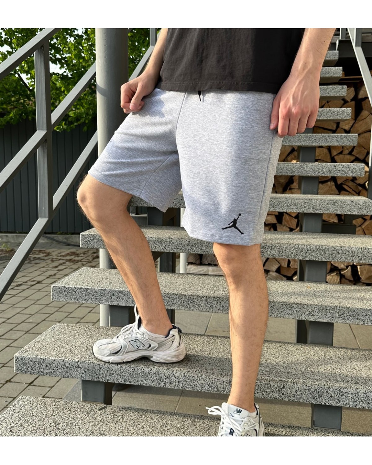 Шорти Nike Air Jordan Mini Logo сірі