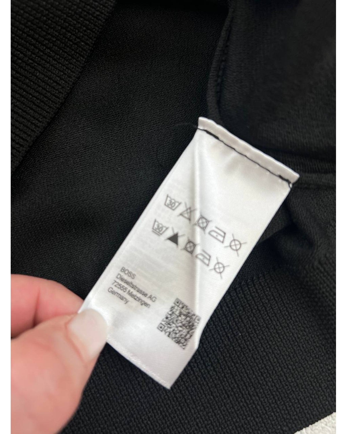 Футболка  поло Hugo Boss чорна