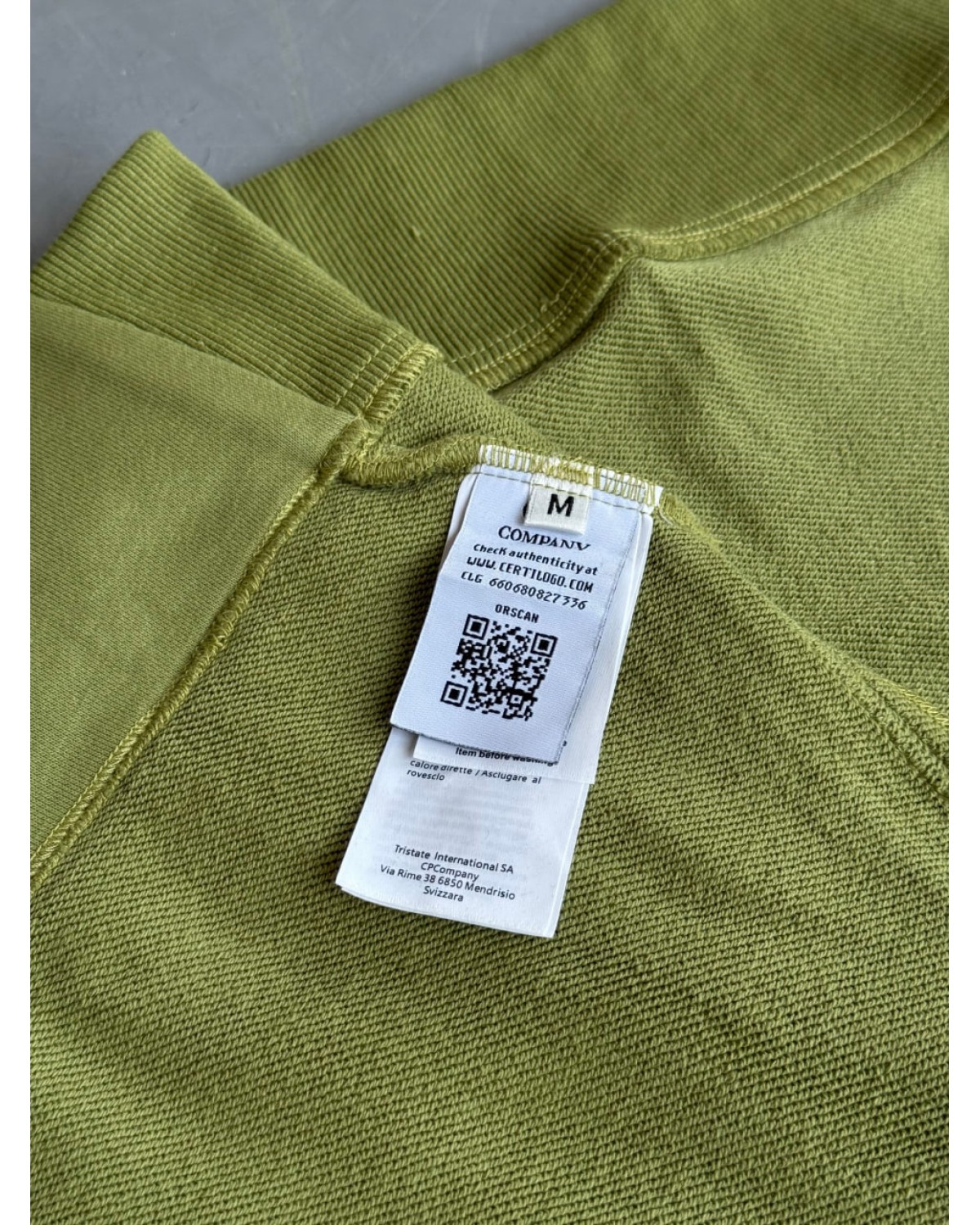 Зіп - худі C.P. Company  з овальними лінзами зелений