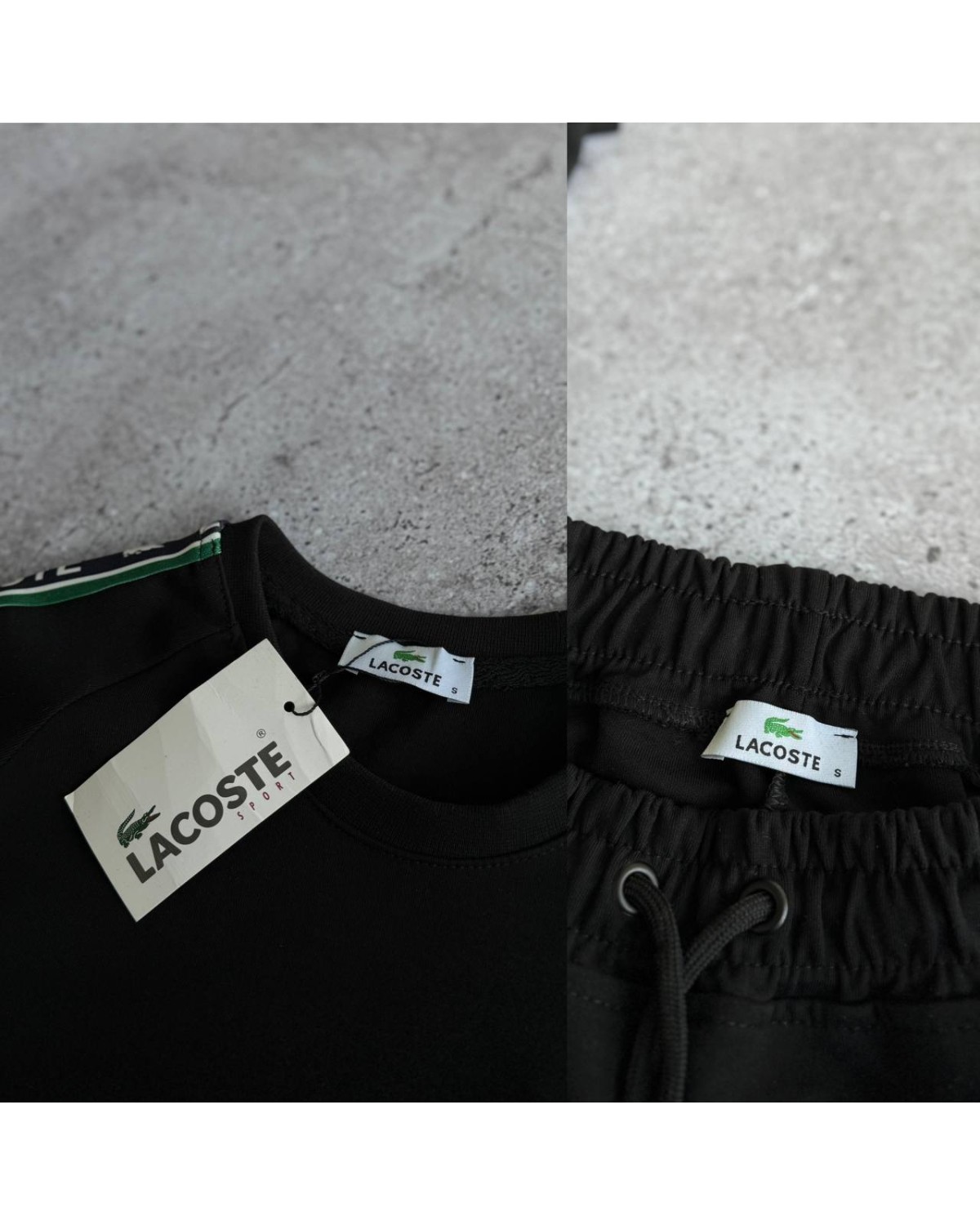 Комплект Lacoste чорний