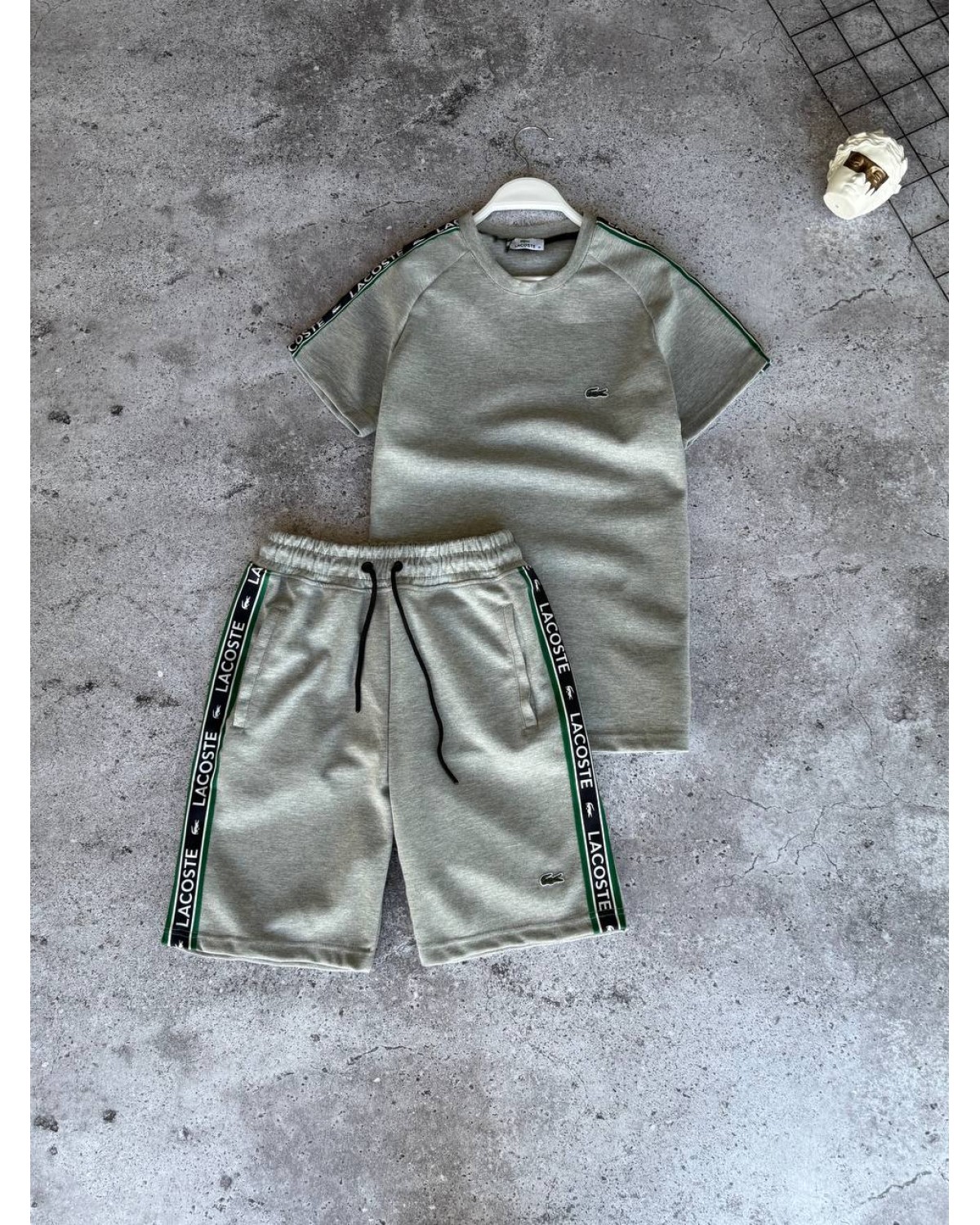 Комплект Lacoste сірий