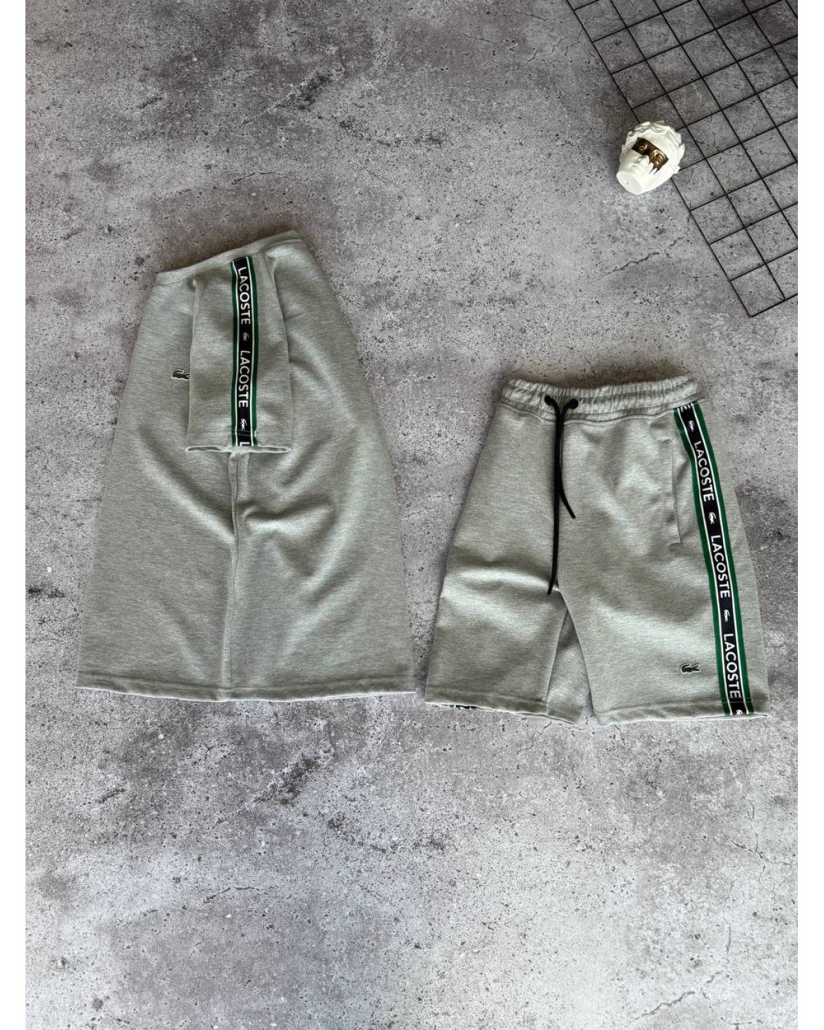 Комплект Lacoste сірий