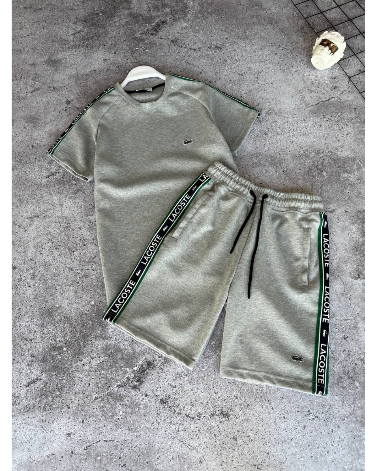 Комплект Lacoste сірий